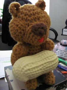 See my peanut? I don't ... but I got one!