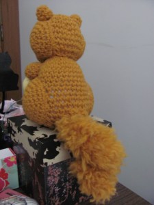 Baby got back ... and a big, bushy tail.