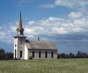 Old church in Junction City, Kan. Picture from old-photos.blogspot.com.