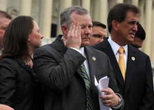 D'oh! Did I really say that? Photo of U.S. Rep. Tim Griffin by Alex Wong/Getty Images.