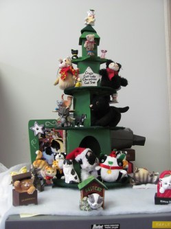 I even bravely built a Crazy Cat Lady Christmas Cat Tree ...