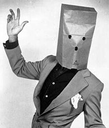 Sure, that letter COULD be from a whistle-blower ... or it could just be from a weird guy wearing a sack on his head who thinks he's funny. Image from Wikipedia.