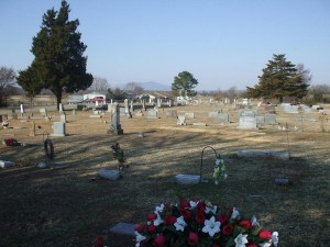 Dayton Cemetery, where several of my relatives are buried. Image from Deborah Musgrove via rootsweb.