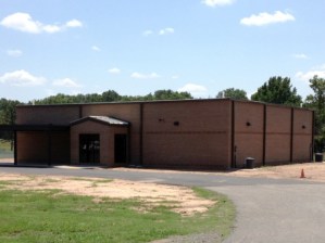 Before the April 27 tornado, construction was completed on the safe room at Vilonia Primary School, one of three community shelters the district has. Image from Nabholz Construction.