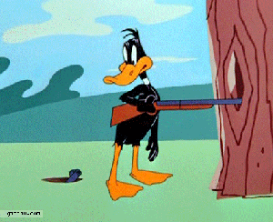 Sure as shootin' you can talk about guns! GIF from gifbin.com via somegif.com.