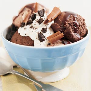Mmmmmm, chocolate sundae ... Image by James Carrier via myrecipes.com.