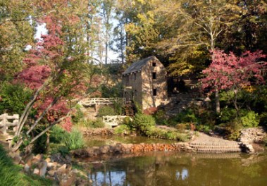 Early fall at the old mill in North Little Rock.