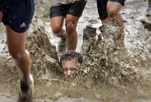 Sure, mud runs can be fun, but mudslinging isn't fun for those watching it. Image found on F3Nation.