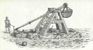 Sometimes I really just want a trebuchet. Is that wrong? Image of a counter-weight trebuchet taken from a book by Sir Ralph Payne-Gallwey, 1903.
