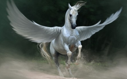 Admit it. You want to have Pegasus for your very own. Image found on mrwallpaper.com.