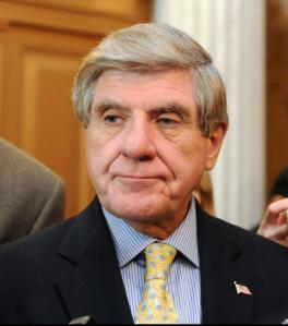 The actual deciding vote on the Affordable Care Act was cast by now-former Sw=en. Ben Nelson of Nebraska. Image from UPI.