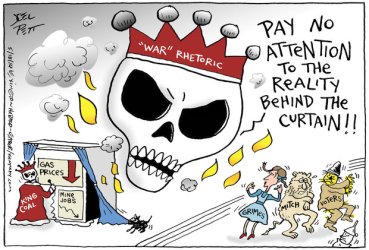 Cartoon by Joel Pett, Lexington Herald-Leader.