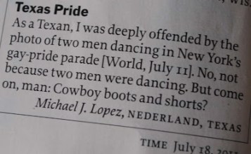 The fashion police wrote to Time Magazine! Image found on Joe.My.God.