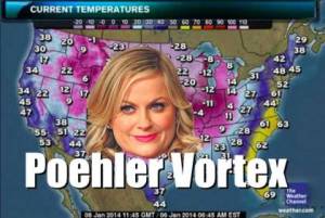 Polar vortex, no; Poehler vortex, yes! Image found on CBS Boston.