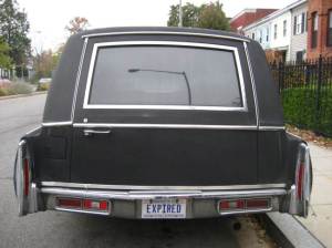 You have to love funeral directors with a sense of humor.  Image found on Hooniverse.