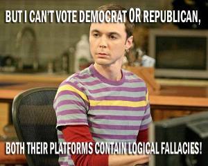 Don't tell Sheldon, but he has a good point. Image found on E*Libertarian.