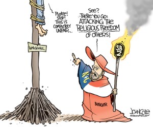 Editorial cartoon by John Cole, NC Policy Watch.