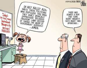 Editorial cartoon by Jeff Parker, Florida Today.