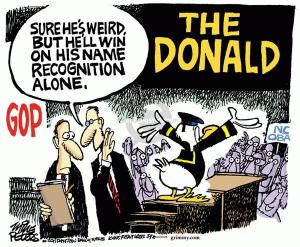 Cartoon by Mike Peters, King Features Syndicate.