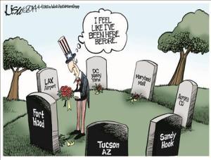 Editorial cartoon by Lisa Benson, Washington Post Writers Group.