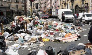 This would be the noun form of refuse, which isn't our topic today (though a lot of those "refusal" stories are pure trash). Image found on Trash|Track.