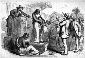 An altogether too familiar sight in the South before slaves were freed. Image found on acton.org.