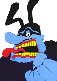 The Blue Meanie made me do it! Image found on GaiaBlooming.