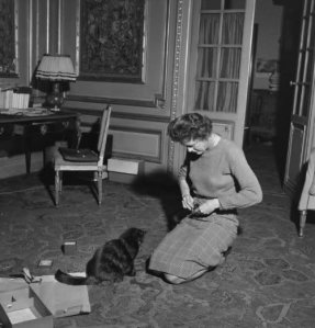 Yes, Mom, you have properly executed your bow. You may leave my regal presence now. Image found on Jama's Alphabet Soup.