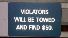 As an editor, I'm amused and horrified by this one ... and I want to know where it is so that I might find $50. Image found on JudiciaryReport.