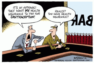 How dare they! Editorial cartoon by Ed Stein.