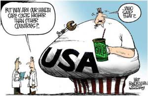 Gosh, I don't know why that would be! Editorial cartoon by Walt Handelsman, Newsday.