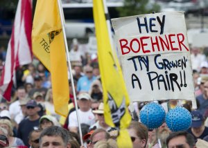 That's right, folks, stay classy ... and you might try going back to school ... Image by Getty found on Business Insider.