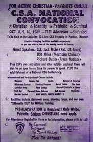 Oh, yeah, Covenant Sword and Arm of the Lord was definitely "Christian." Witness the air quotes. Image found on VisupView.