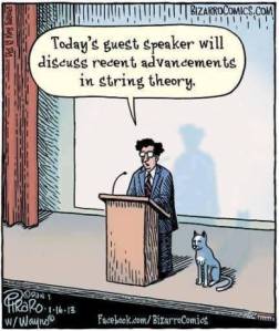 If there's time, he'll also be taking questions on the escape velocity needed to get out of a cat carrier. Image found on Why Evolution Is True.