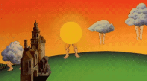 Hey, you lot! Keep it down out there! GIF found on Alex Stewart Animation.