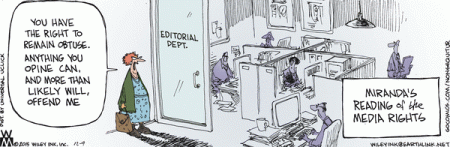 Fairly sure she's one of our readers ... Non Sequitur by Wiley Miller.