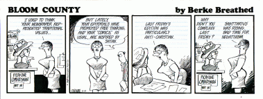 .. Bloom County by Berkeley Breathed.