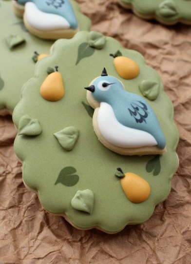 This is the kind of partridge in a pear tree I'd like. Image found on The Sweet Adventures of Sugarbelle.