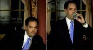 Dang it, why didn't I ask them to get me 40 instead of this teeny-tiny bottle of water?? Image found on Politico.