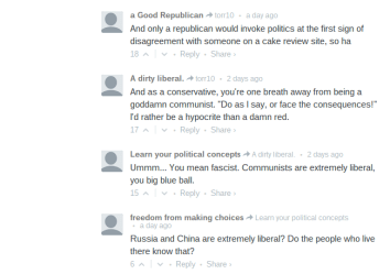 That'll teach an Australian radio station to post a rainbow cake recipe. And this is one of the least offensive parts ... Image found on TheConcourse.