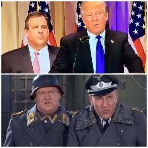 Werner Klemperer might have to come back from the grave to haunt whoever came up with this comparison. Image found on Reddit.