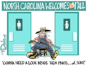 We're gonna need more rednecks for intermission ... Editorial cartoon by Don Lee, DSL art and photos/Flickr.