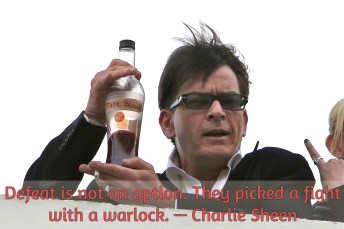 Don't put a spell on me with that tiger blood, dude! Original image found on SheKnows; meme made on BeFunky.