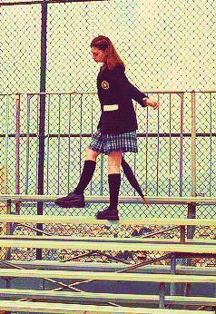 Yep, pretty much how graceful I looked. GIF found on I React Violently to Stupid Tumblr.