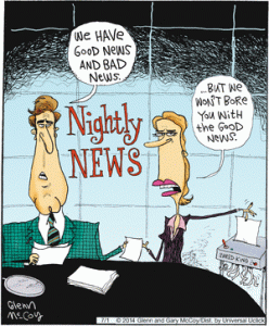Happy things aren't newsworthy! The Flying McCoys by Glenn and Gary McCoy.