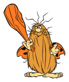 Captain Caveman wasn't exactly erudite. Image found on Hanna-Barbera Wikia. 