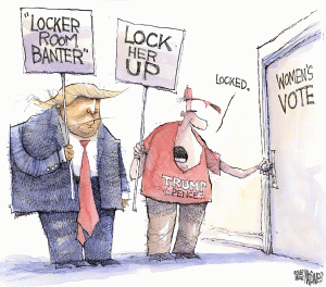 Yep, that'll about do it! Editorial cartoon by Mike Luckovich, Atlanta Journal-Constitution.