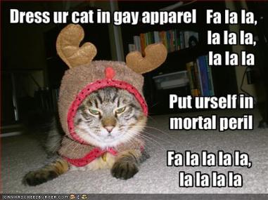 Those aren't reindeer you're hearing overhead, Buster ... Image found on Pinterest.