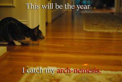 Funny, though ... the red dot's only around when Mom is ... Image found on CandidSlice.