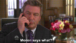 This was less juvenile than the call I got. GIF found on steemit.